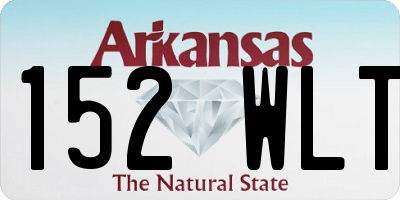 AR license plate 152WLT