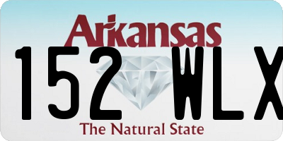 AR license plate 152WLX