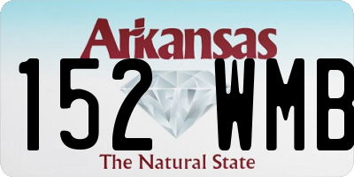 AR license plate 152WMB