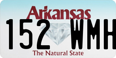 AR license plate 152WMH