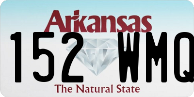 AR license plate 152WMQ