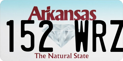 AR license plate 152WRZ