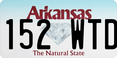 AR license plate 152WTD