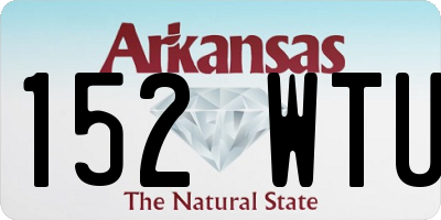 AR license plate 152WTU