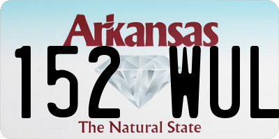 AR license plate 152WUL