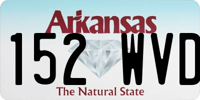 AR license plate 152WVD