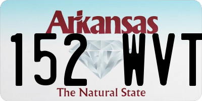 AR license plate 152WVT