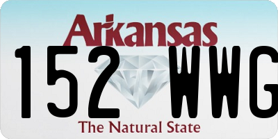 AR license plate 152WWG