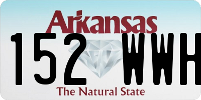 AR license plate 152WWH