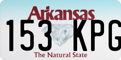 AR license plate 153KPG