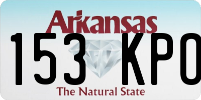 AR license plate 153KPO