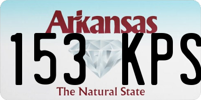 AR license plate 153KPS