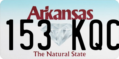 AR license plate 153KQC