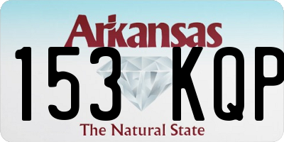 AR license plate 153KQP