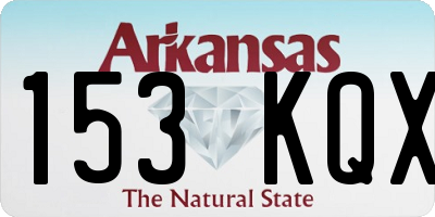 AR license plate 153KQX