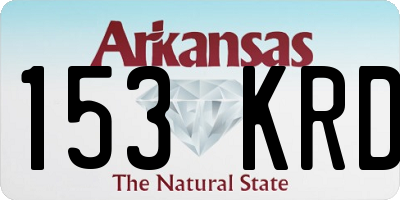 AR license plate 153KRD