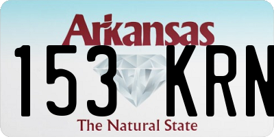 AR license plate 153KRN