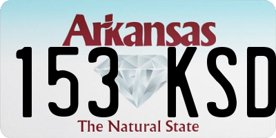 AR license plate 153KSD