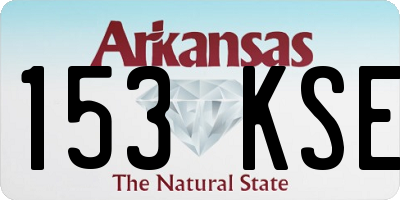AR license plate 153KSE
