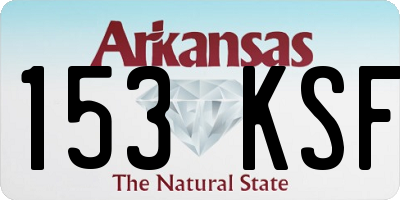 AR license plate 153KSF