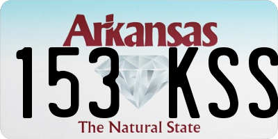 AR license plate 153KSS