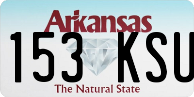 AR license plate 153KSU