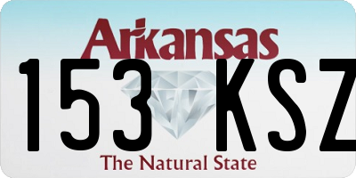 AR license plate 153KSZ