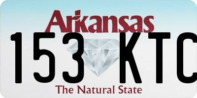 AR license plate 153KTC