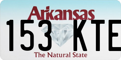 AR license plate 153KTE