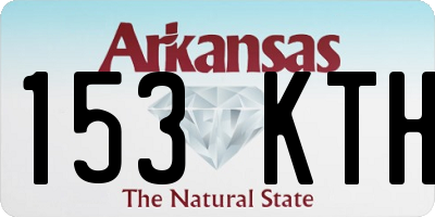 AR license plate 153KTH