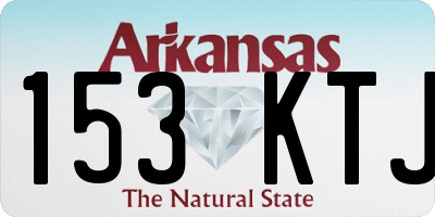 AR license plate 153KTJ