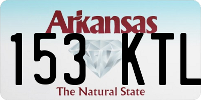 AR license plate 153KTL
