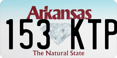 AR license plate 153KTP