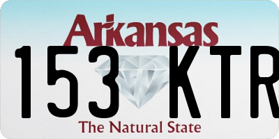 AR license plate 153KTR