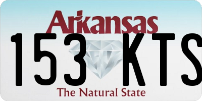 AR license plate 153KTS