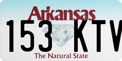 AR license plate 153KTV