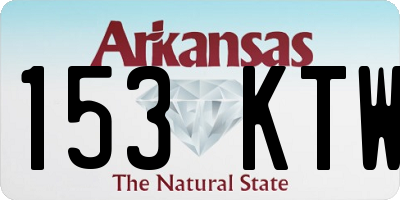 AR license plate 153KTW