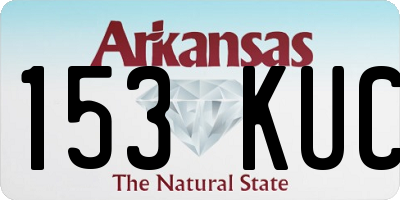 AR license plate 153KUC