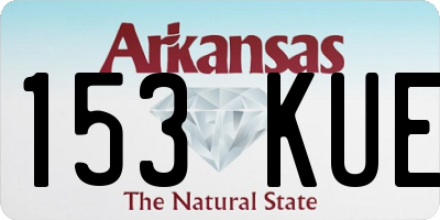 AR license plate 153KUE