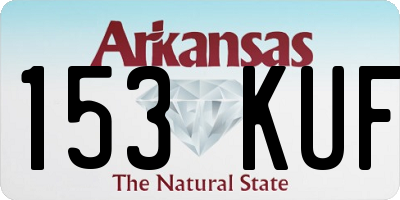 AR license plate 153KUF