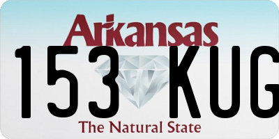 AR license plate 153KUG