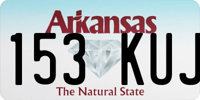 AR license plate 153KUJ
