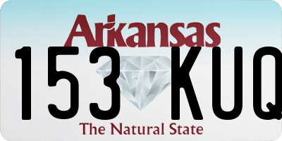 AR license plate 153KUQ