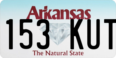 AR license plate 153KUT