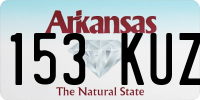 AR license plate 153KUZ