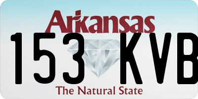 AR license plate 153KVB
