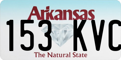 AR license plate 153KVC