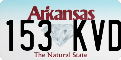AR license plate 153KVD