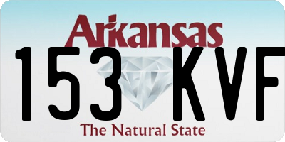 AR license plate 153KVF