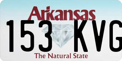 AR license plate 153KVG